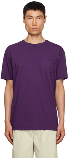 Фиолетовая футболка Noah с карманами