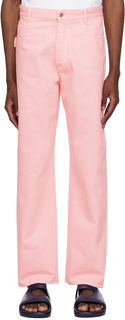 Розовые джинсы с 5 карманами Bottega Veneta