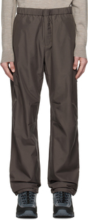 NORSE PROJECTS Серо-коричневые брюки Alvar