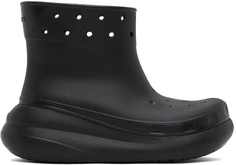 Черные сокрушительные ботинки Crocs
