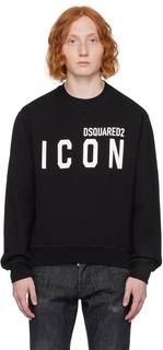 Черный свитшот Be Icon Cool Dsquared2