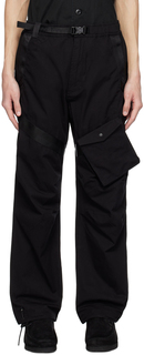 Черные свободные брюки-карго Maharishi