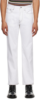 Белые джинсы с пятью карманами Paul Smith