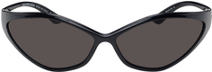 Черные солнцезащитные очки в стиле 90-х Balenciaga