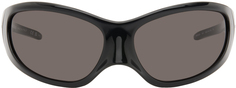 Черные солнцезащитные очки Cat XXL Skin Balenciaga