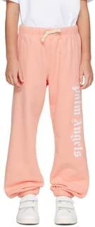 Детские розовые классические спортивные штаны с логотипом Palm Angels