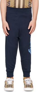 Детские темно-синие спортивные штаны с одним карманом Burberry