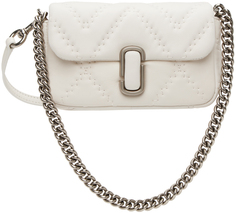 Белый - Стеганая сумка через плечо The Mini J Marc Jacobs