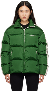 Зеленая спортивная куртка Лесно-зеленый/Белый Palm Angels