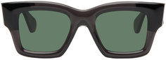 Черные солнцезащитные очки Le Papier Les Lunettes Baci, разноцветные Jacquemus