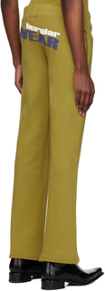 Зеленые домашние брюки Mowalola от взлома