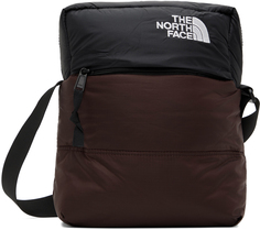 Коричнево-черная сумка через плечо Nuptse The North Face