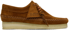 Коричневые дерби Clarks Originals Weaver