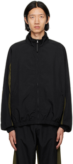 Черная спортивная куртка со вставками Reebok Classics