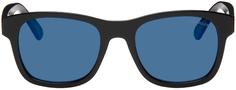 Черные блестящие солнцезащитные очки ML0192 Moncler