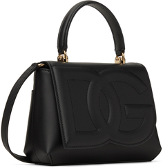 Черная маленькая сумка через плечо с логотипом DG Dolce &amp; Gabbana