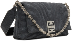 Черная маленькая сумка через плечо из мягкого денима 4G Givenchy