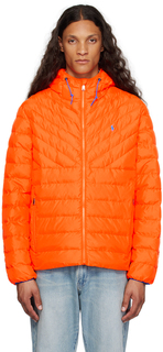 Оранжевая куртка с капюшоном Polo Ralph Lauren