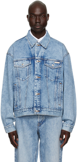 Синяя джинсовая куртка Calvin Klein Future Archive