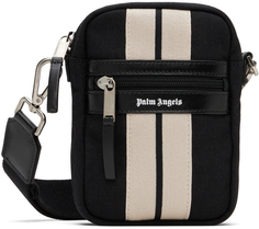 Черная сумка через плечо с логотипом Palm Angels