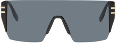 Черные солнцезащитные очки с щитком Marc Jacobs