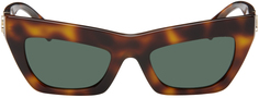 Солнцезащитные очки «кошачий глаз» черепаховой расцветки Burberry