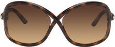 Солнцезащитные очки Bettina черепаховой расцветки TOM FORD