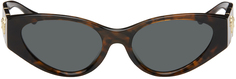 Солнцезащитные очки «кошачий глаз» Medusa Legend черепаховой расцветки Versace