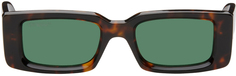 Солнцезащитные очки Arthur черепахового цвета Off-White