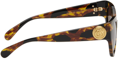 Солнцезащитные очки «кошачий глаз» черепаховой расцветки Gucci