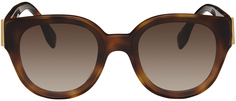 Солнцезащитные очки First черепахового цвета Fendi