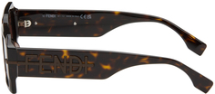 Солнцезащитные очки Fendigraphy черепаховой расцветки