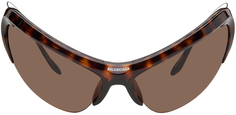 Солнцезащитные очки Cat черепаховой расцветки Balenciaga