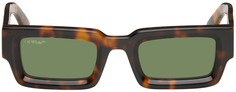 Солнцезащитные очки Leece черепаховой расцветки Off-White