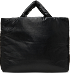 Черная большая сумка-тоут с подушкой KASSL Editions