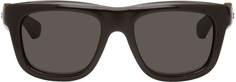 Черные солнцезащитные очки в квадратной митре Bottega Veneta