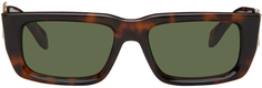 Солнцезащитные очки Milford черепаховой расцветки Palm Angels
