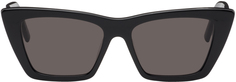 Черные солнцезащитные очки из слюды SL 276 Saint Laurent