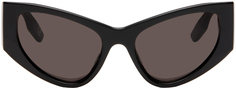 Черные солнцезащитные очки в светодиодной оправе Balenciaga