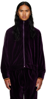 Фиолетовая спортивная куртка Camiel Fortgens с окантовкой