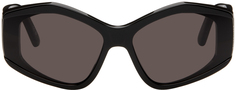 Черные солнцезащитные очки с геометрическим рисунком Balenciaga