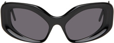 Черные солнцезащитные очки с мерцанием KNWLS