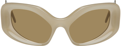 Солнцезащитные очки темно-серого цвета с мерцанием KNWLS