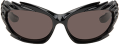 Черные солнцезащитные очки с шипами Balenciaga