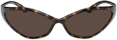 Солнцезащитные очки черепаховой расцветки в стиле 90-х годов Balenciaga