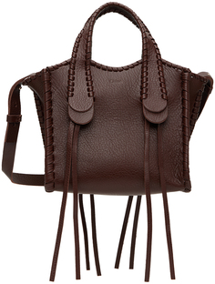 Маленькая коричневая сумка-тоут Mone Chloe