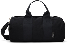 Черная спортивная сумка с карманами Comme des Garçons