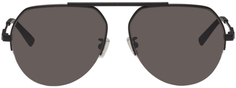 Черные солнцезащитные очки-авиаторы Bottega Veneta