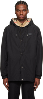 Черная двусторонняя куртка Burberry