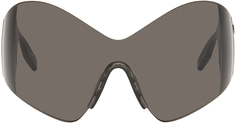 Черные солнцезащитные очки-бабочки Mask Balenciaga